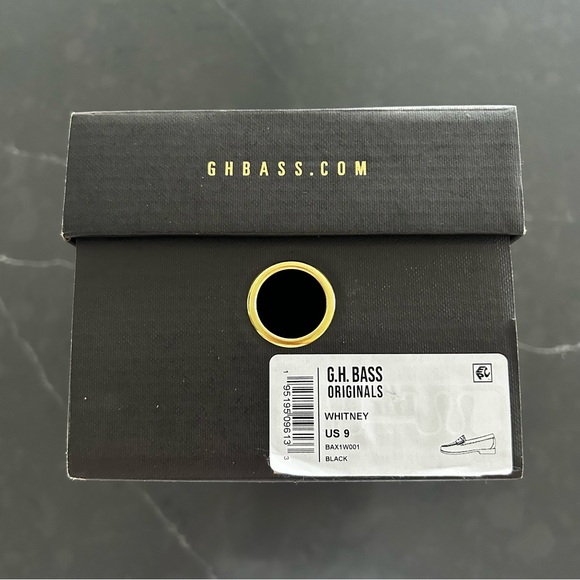 G.H. Bass & Co. Black Leather Loafers - Picture 2 of 4